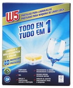 W5 PASTILHAS PARA MÁQUINA DE LAVAR LOIÇA - TUDO EM 1 W5 PASTILHAS PARA MÁQUINA DE LAVAR LOIÇA - TUDO EM 1