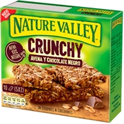 NATURE VALLEY CRUNCHY AVEIA E CHOCOLATE NEGRO NATURE VALLEY CRUNCHY AVEIA E CHOCOLATE NEGRO