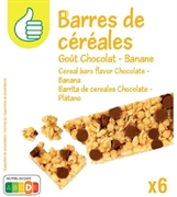 AUCHAN BARRES DE CÉRÉALES CHOCOLAT - BANANE AUCHAN BARRES DE CÉRÉALES CHOCOLAT - BANANE