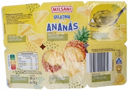 MILSANI (ALDI) Gelatina sabor a Ananás