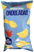 AUCHAN Batatas Fritas Onduladas
