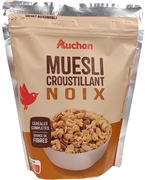 AUCHAN MUESLI CROUSTILLANT NOIX