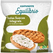 CONTINENTE EQUILÍBRIO Tostas Suecas Integrais
