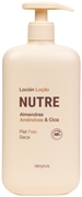 DELIPLUS Loción corporal de almendras NUTRE piel seca