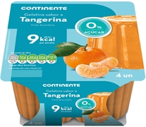 CONTINENTE Gelatina sabor a Tangerina 0% Açúcar