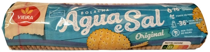 VIEIRA BOLACHA ÁGUA E SAL ORIGINAL