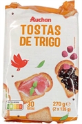 AUCHAN Tostas de Trigo
