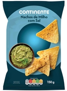 CONTINENTE NACHOS DE MILHO COM SAL
