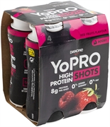 YOPRO SHOTS HIGH PROTEIN 0% 0% MORANGO E FRAMBOESA