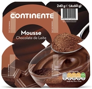 CONTINENTE MOUSSE CHOCOLATE DE LEITE