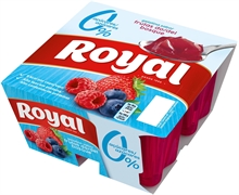 ROYAL Gelatina sabor Frutas do Bosque 0% Açúcares
