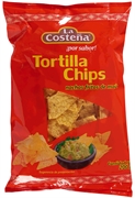 LA COSTEÑA TORTILLA CHIPS NACHOS FRITOS DE MAIZ
