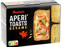 AUCHAN Aperi Toasts Sésame