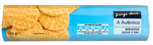 PINGO DOCE BOLACHA ÁGUA E SAL