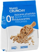 HACENDADO (MERCADONA) Muesli crunchy 0% Açúcar adicionado 0% Adoçantes