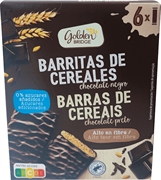 GOLDEN BRIDGE (ALDI) BARRAS DE CEREAIS CHOCOLATE PRETO 0% AÇÚCARES ADICIONADOS